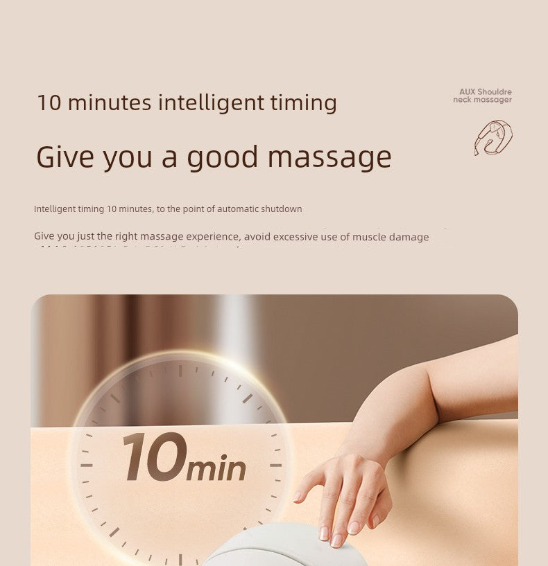 Ox Neck Massager Genuine Goods Back Waist Shoulder Spine Neck Kneading Handy Gadget Trapezius Massage Instrument