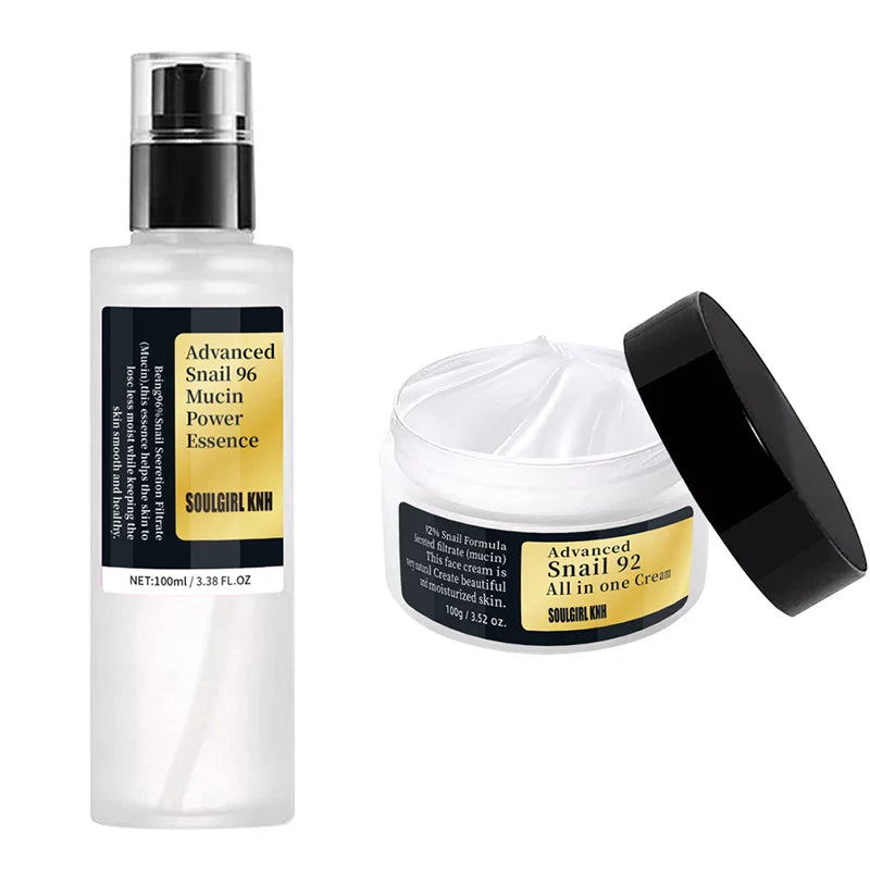 Collagen Snail Mucin 92% Repair Face Cream Repairing Lift Firm Anti-aging Fade Fine Lines Acne Treatment Brightening Skin Care