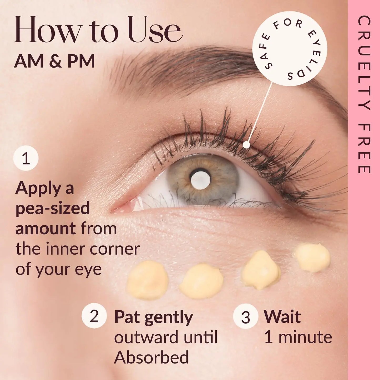 Anti-Aging Eye Cream Reduces Dark Circles Puffiness & Fine Lines Firming Hydrating Intensive Treatment with Bosein Tightens Bags