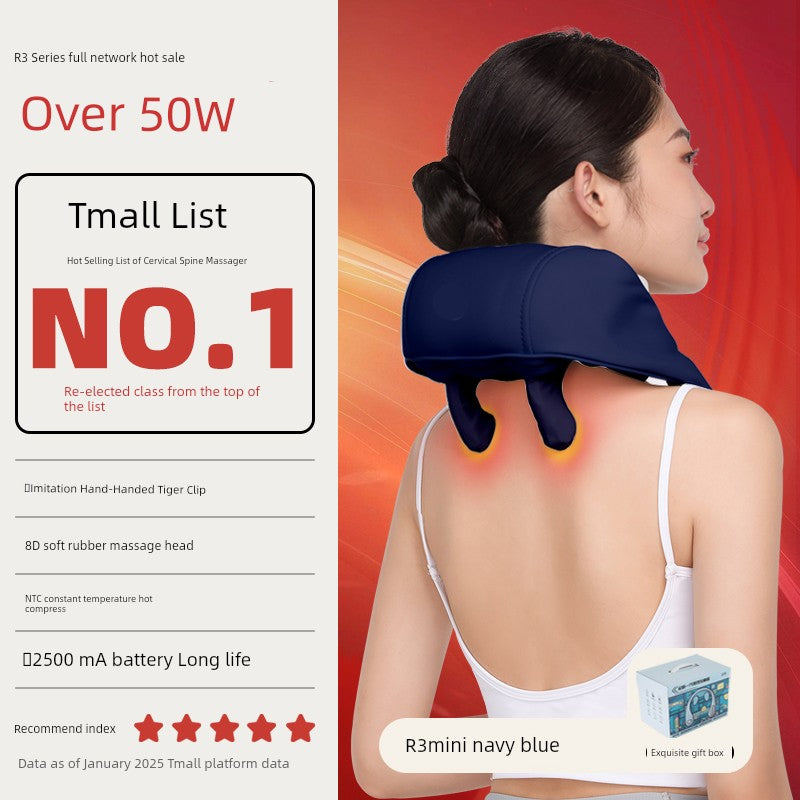 National Supplement minus 15% Miaojie R3mini Shoulder and Neck Massage Instrument Trapezoid Muscle Waist Back Neck Shoulder Neck Massager