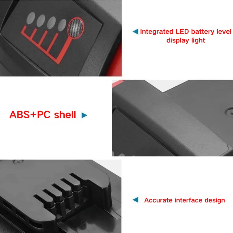 100%For Milwaukee M18 18V 12000mAh 18650 Lithium Replacement Battery For Milwaukee 48-11-1860 48-11-1850 48-11-1840 Tool Battery