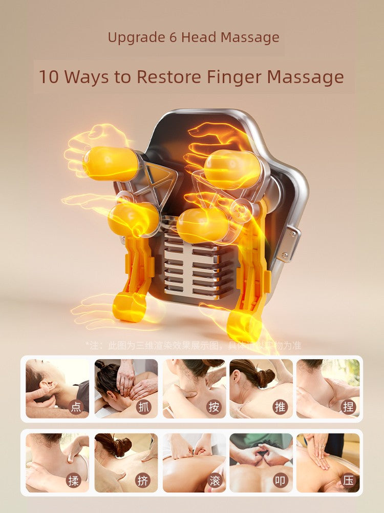 Ox Neck Massager Genuine Goods Back Waist Shoulder Spine Neck Kneading Handy Gadget Trapezius Massage Instrument