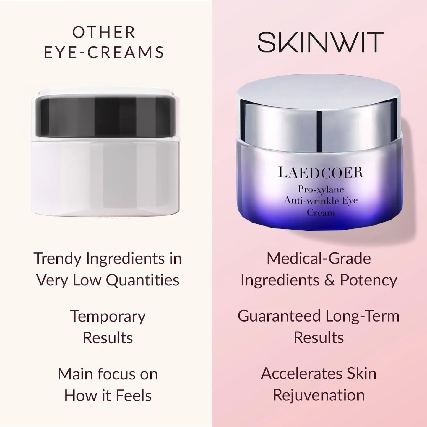 Anti-Aging Eye Cream Reduces Dark Circles Puffiness & Fine Lines Firming Hydrating Intensive Treatment with Bosein Tightens Bags