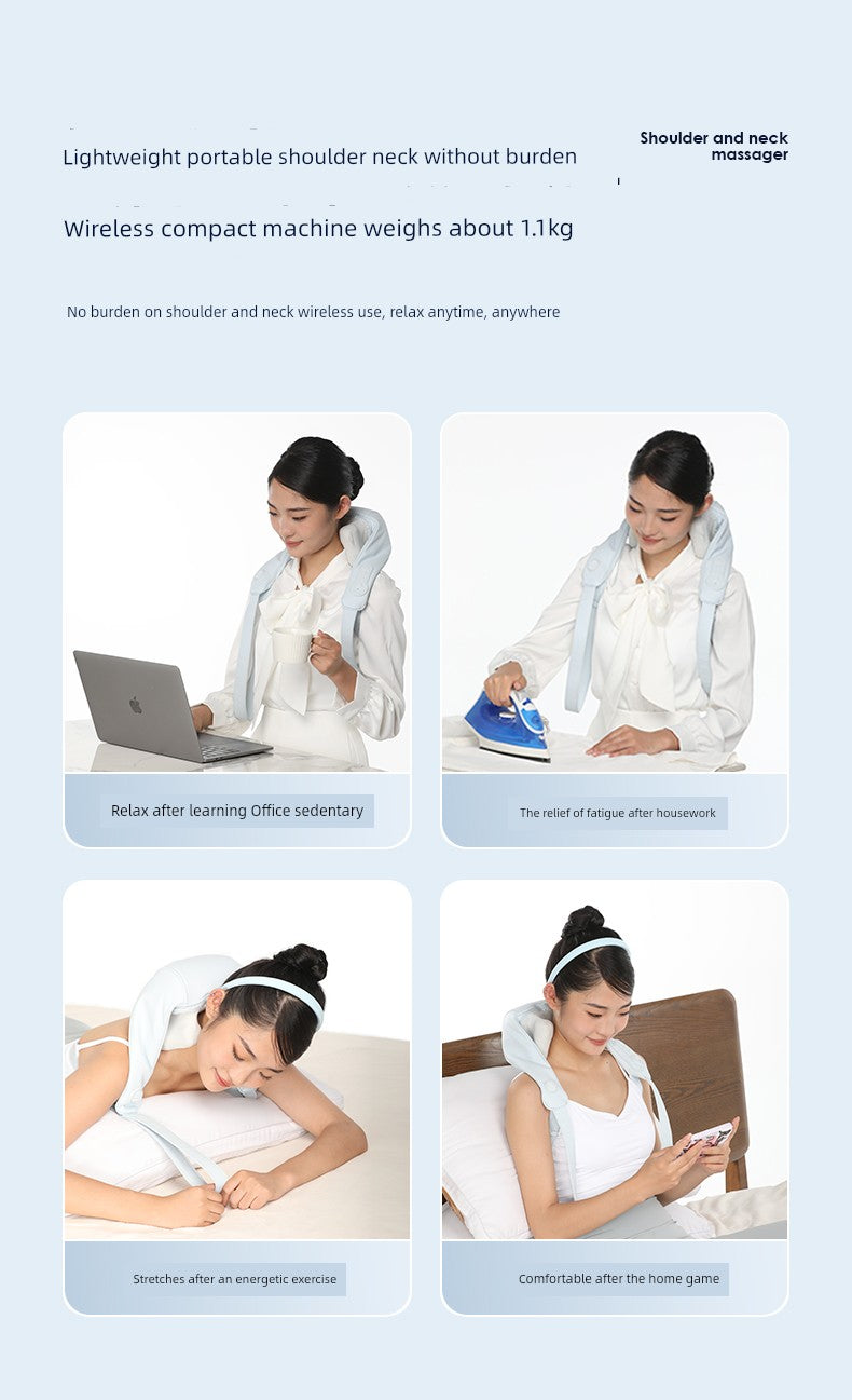 National Supplement minus 15% Miaojie R3mini Shoulder and Neck Massage Instrument Trapezoid Muscle Waist Back Neck Shoulder Neck Massager