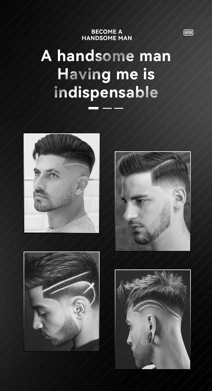 Kemei Transparent Body Electric Hair Clippers Kit KM-1926 KM-1928 Rechargeable Trimmer KM-TX7 Waterproof Men's Shaver Barber