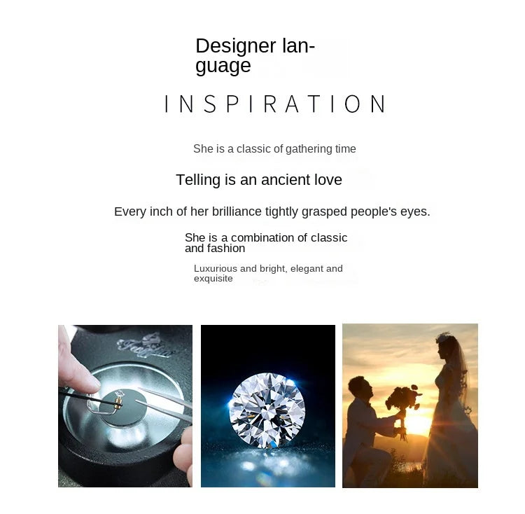 Sterling silver S925 four-leaf clover necklace for women Light Luxe Mosan diamond clavicle chain flower-shaped pendant for women