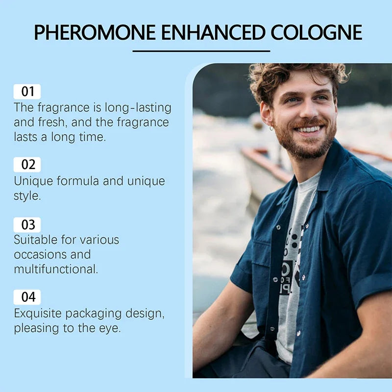 Male Pheromone Cologne Top Class Herloss Original Charm Confidence 100ml Male Dating Attract Women Temptation Lasting Perfume