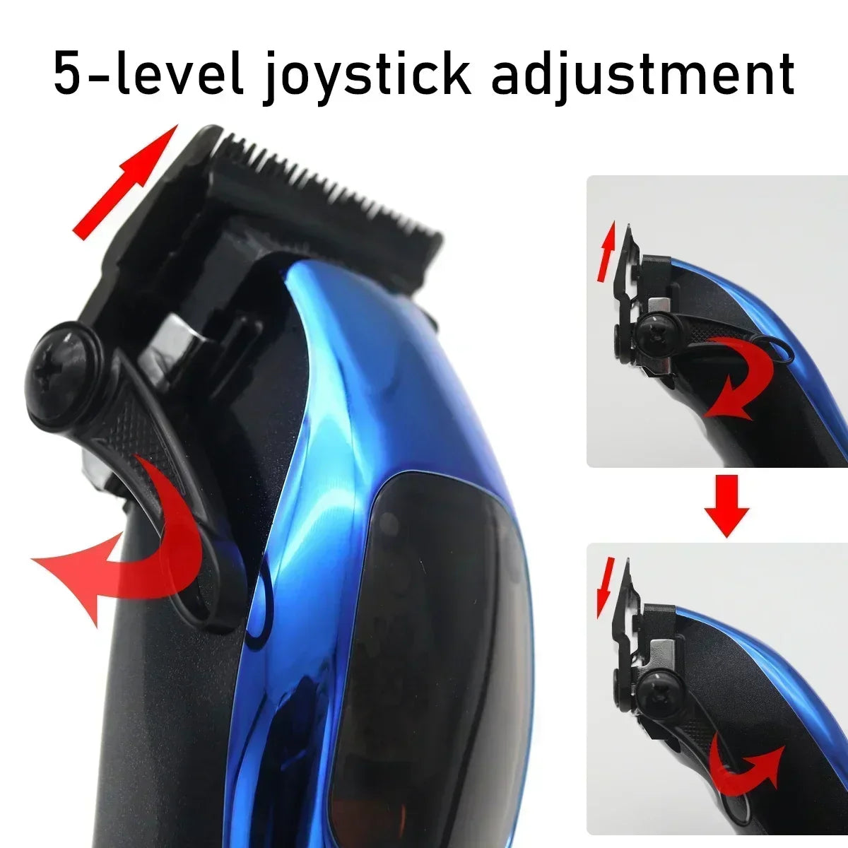Kemei 2361 10000RPM Professional Men's Hair Clipper Magnetic Motor DLC Blade with Base Charger Hair Trimmer Hair Cutting Machine