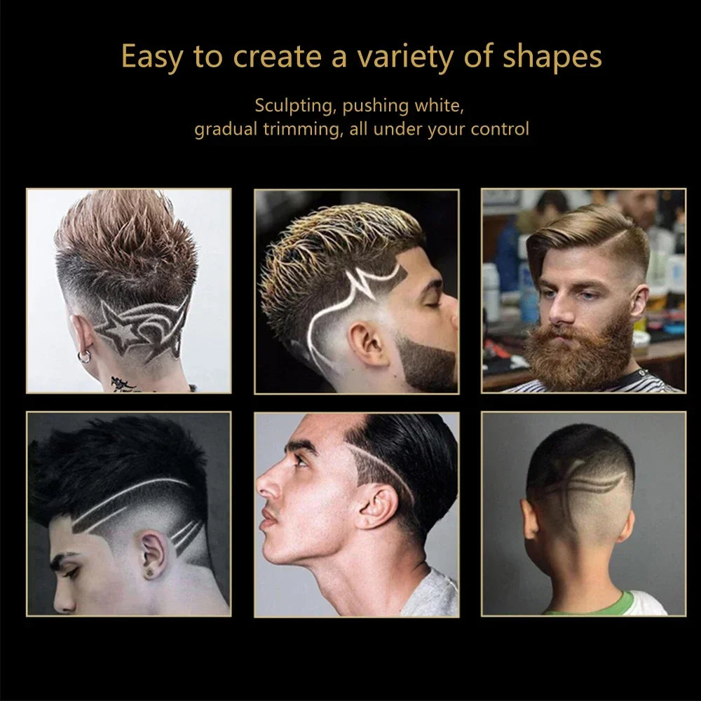 Kemei KM-1986 Or Blade Hair Trimmer For Men Trimmer Professional Hair Clipper Electric Razor Rechargeable Hair Cutting Machine