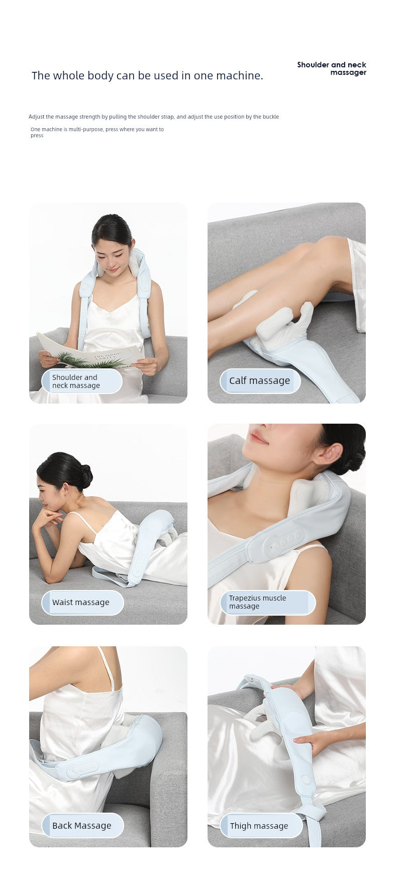 National Supplement minus 15% Miaojie R3mini Shoulder and Neck Massage Instrument Trapezoid Muscle Waist Back Neck Shoulder Neck Massager