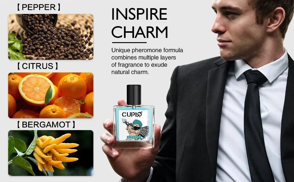 50ml Original Men's Perfume EDP Hypnosis 2.0 Long-lasting Pheromone Cologne Fragrance To Enhance and Charm The Opposite Sex