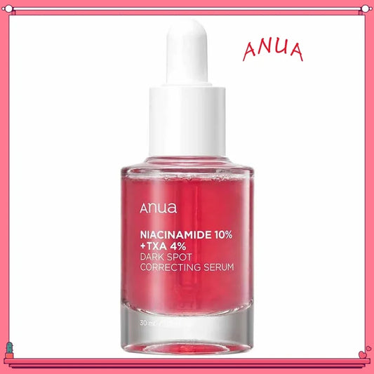 Anua 10% Niacinamide + 4% Hyaluronic Acid Face Serum Ceramide Vitamin B12 Natural Pigment 30ml Skin Care Products Night Essence