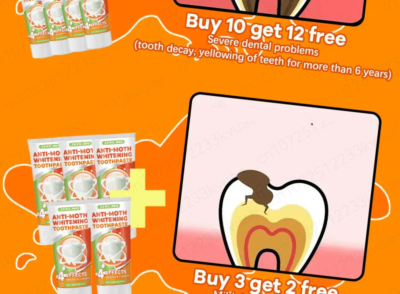 98% repurchase rate, you can have healthy teeth without teeth cleaning, recommended by dentists