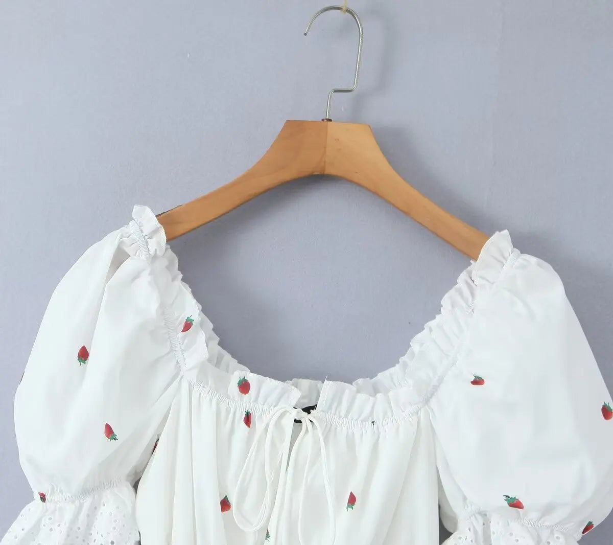 Vintage Puff Sleeve Mini Lace Dress Women Floral Printed Off Shoulder Ruffles Summer Dresses Party Elegant Square Neck Vestidos