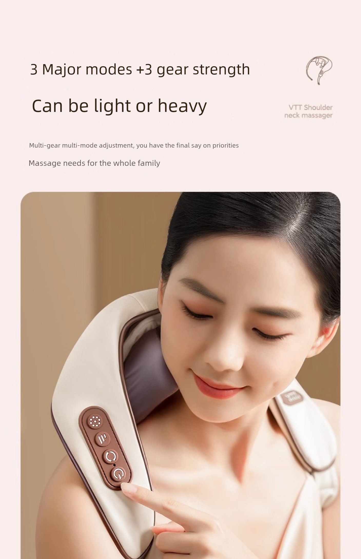 Mini Shoulder and Neck Massage Instrument Trapezoid Muscle Waist Back Neck Waist Back Neck Shoulder Neck Massager Acupuncture Massage