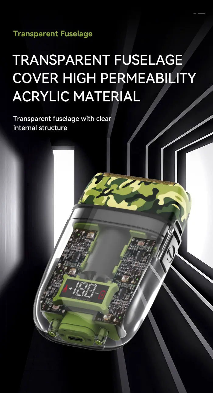 Kemei Transparent Body Electric Hair Clippers Kit KM-1926 KM-1928 Rechargeable Trimmer KM-TX7 Waterproof Men's Shaver Barber