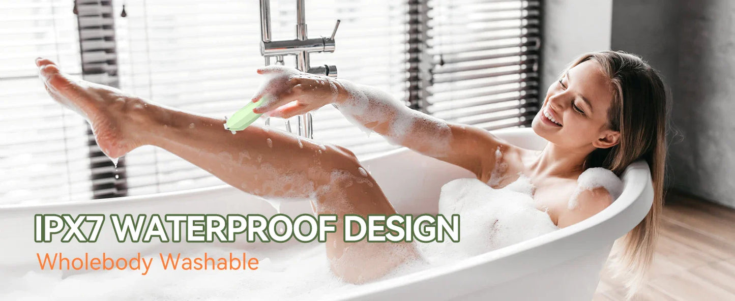 MAXGROOM Body Hair Trimmer Shaver for Men Ball Trimmer for Groin Pubic Replaceable Ceramic Blade Electric IXP7Waterproof Clipper