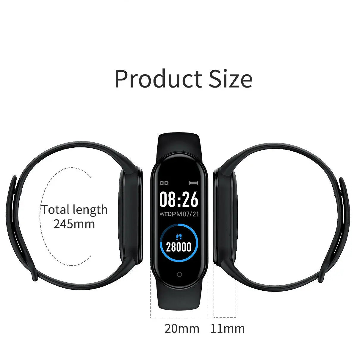 Smartwatch Movement Watch Step Bluetooth Synchronous Phone Information Smartwatch For Men And Women Students
