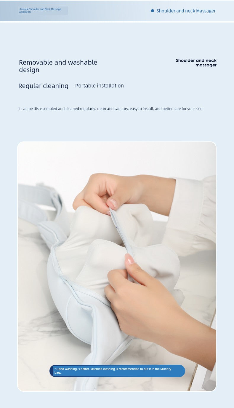 National Supplement minus 15% Miaojie R3mini Shoulder and Neck Massage Instrument Trapezoid Muscle Waist Back Neck Shoulder Neck Massager