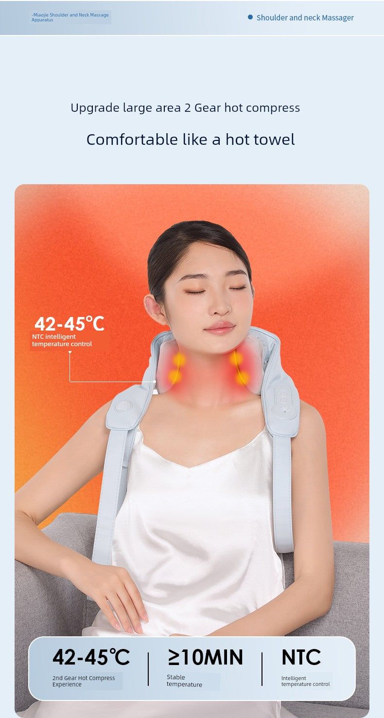 National Supplement minus 15% Miaojie R3mini Shoulder and Neck Massage Instrument Trapezoid Muscle Waist Back Neck Shoulder Neck Massager