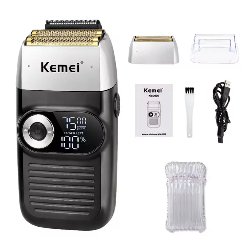 Kemei KM-2290 KM-1113 KM-2026 professional Electric hair clipper kit Men's Shaver Cordless Barber Hair Trimmer USB beard Razor